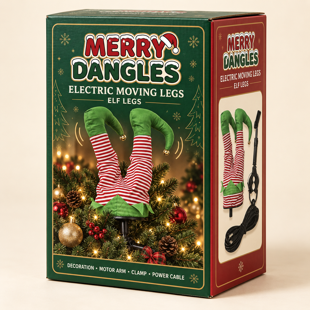 Merry Dangles™ Moving Christmas Legs