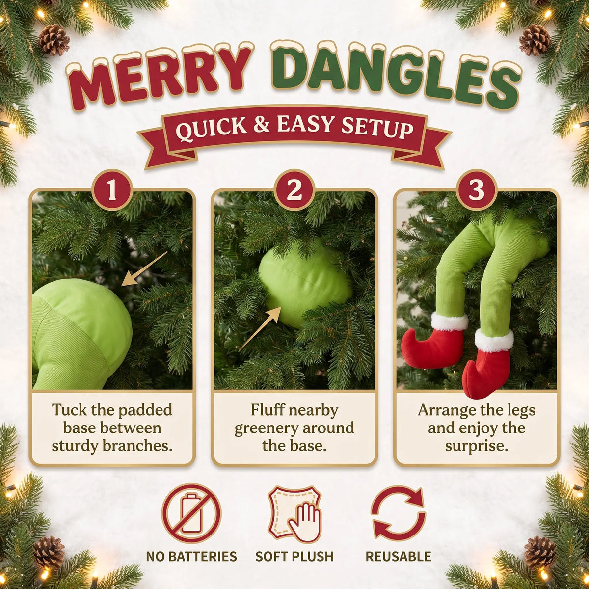 Merry Dangles™  Funny Legs
